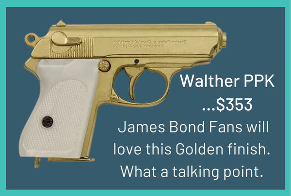 Gold Walther PPK
