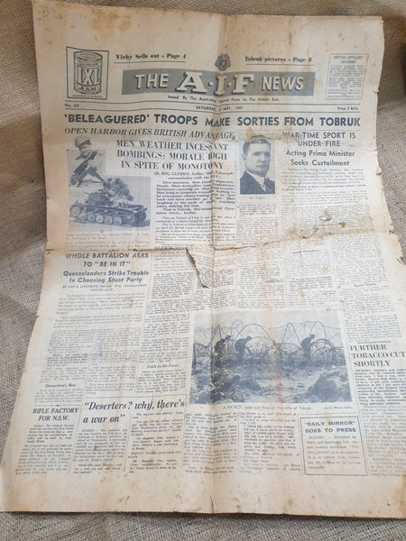 1941 24th May MIDDLE EAST AIF News