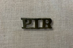 Brass Pacific Islands Regiment Shoulder Title