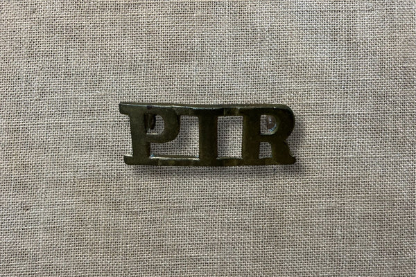 Brass Pacific Islands Regiment Shoulder Title