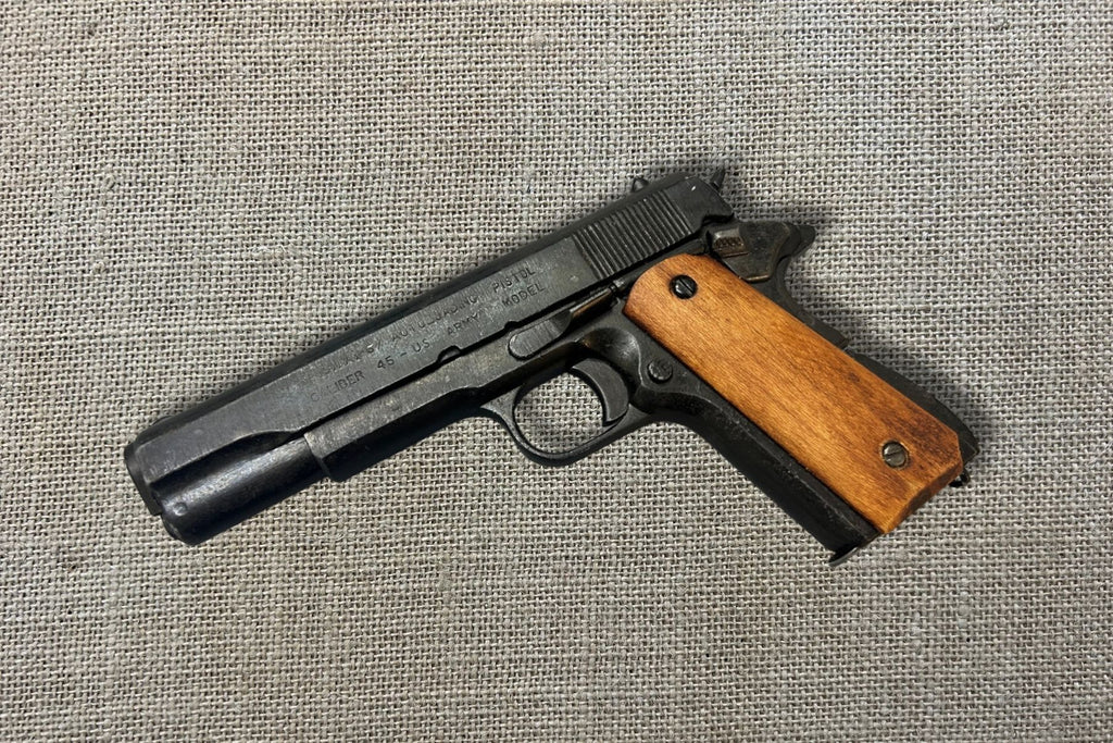 Colt .45 1911 with Wooden Grip (not field strippable)