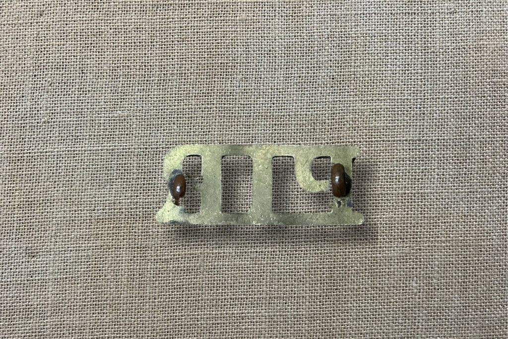 Brass Pacific Islands Regiment Shoulder Title