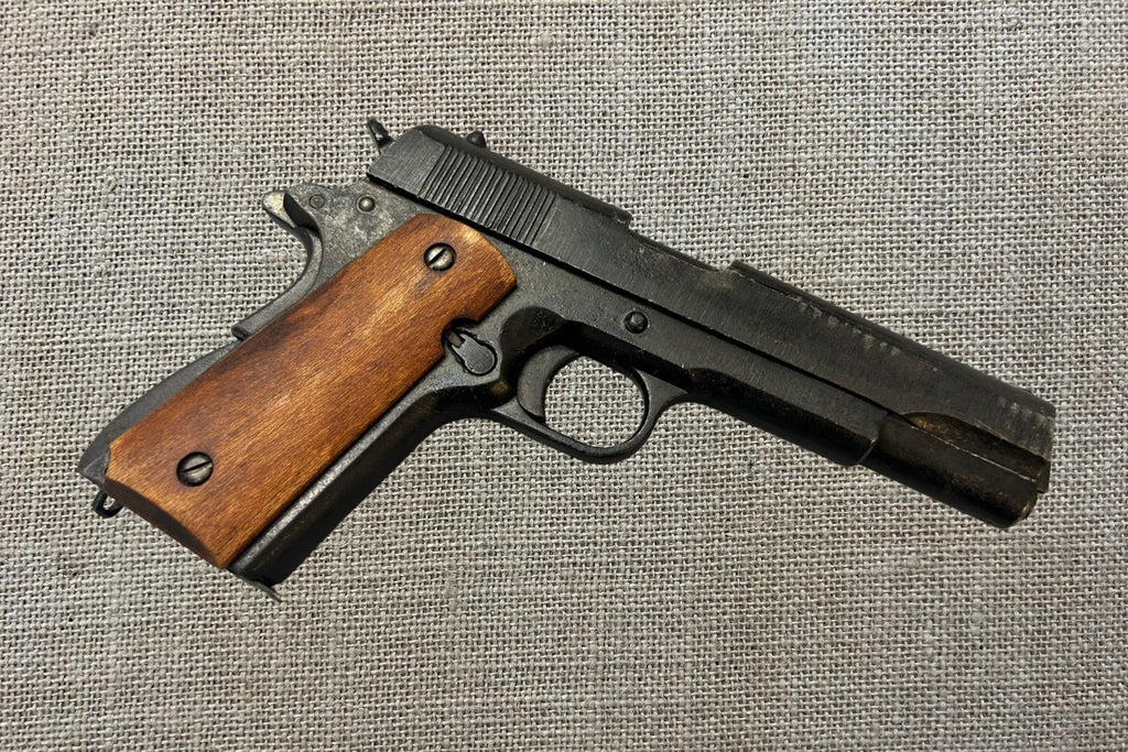 Colt .45 1911 with Wooden Grip (not field strippable)