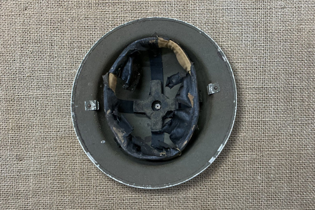 Original WW2 Combat Helmet British MK2 Brodie Helmet