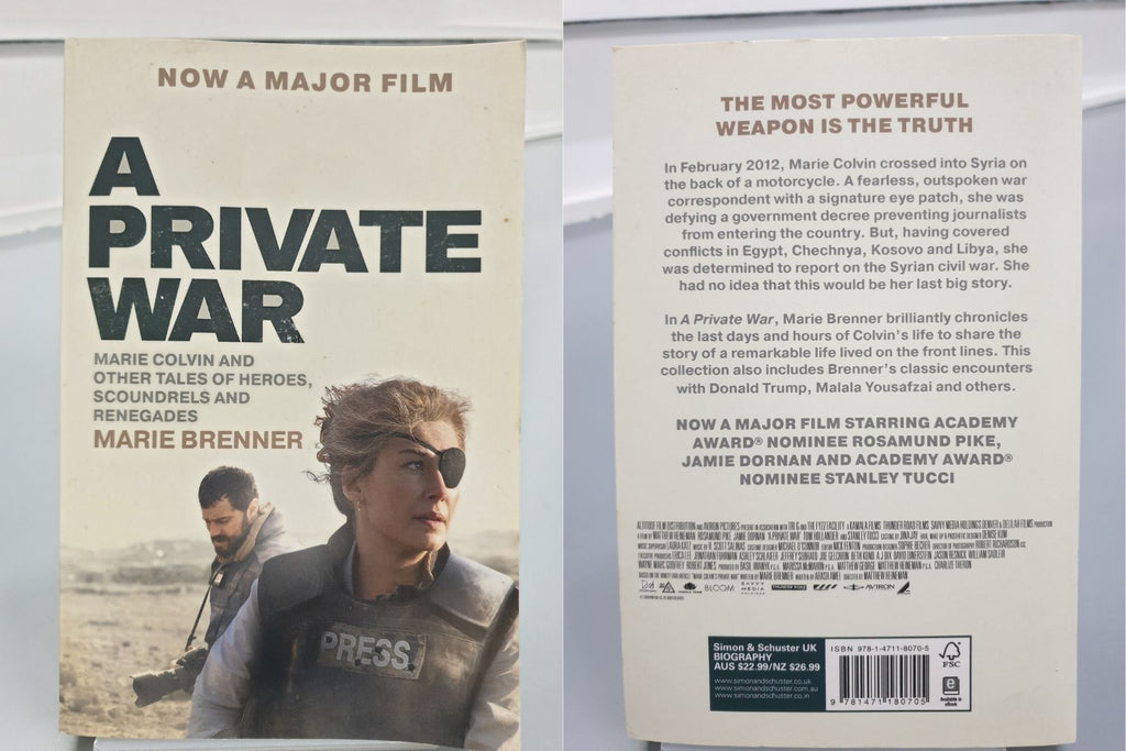 A Private War by Marie Brenner