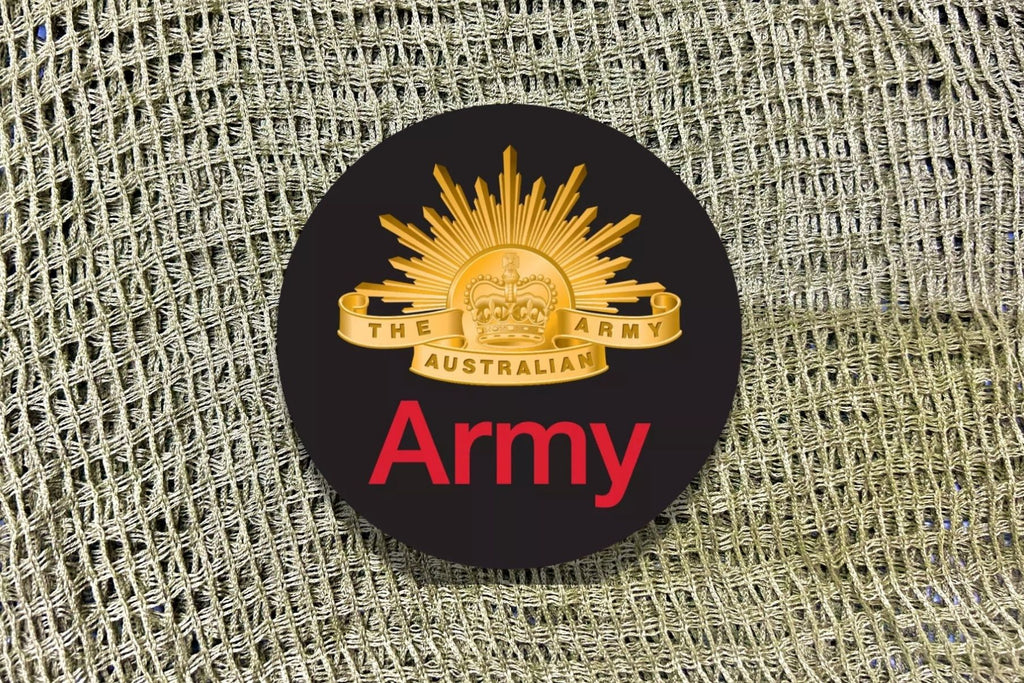 Army Round Sticker