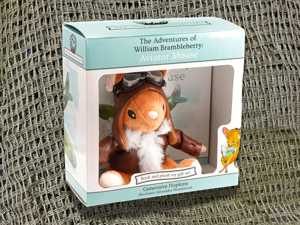 The Adventures of William Brambleberry: Aviator Mouse & Toy Childrens Set