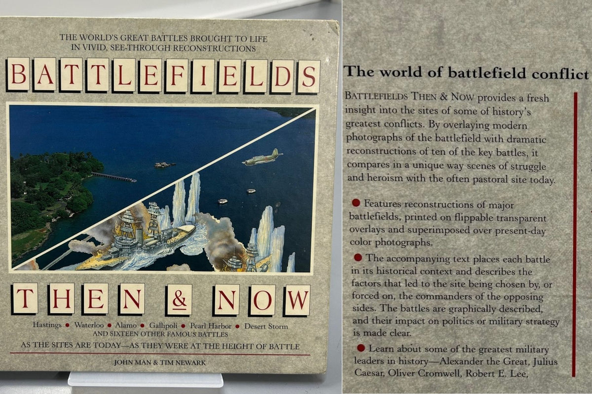 Battlefields Then & Now by John Man & Tim Newark