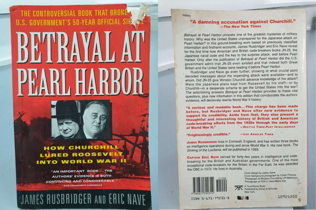Betrayal at Pearl Harbour by James Rusbridger and Eric Nave