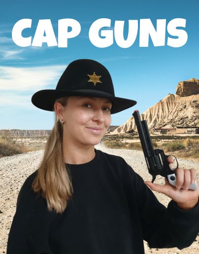 Many cap guns to choose from