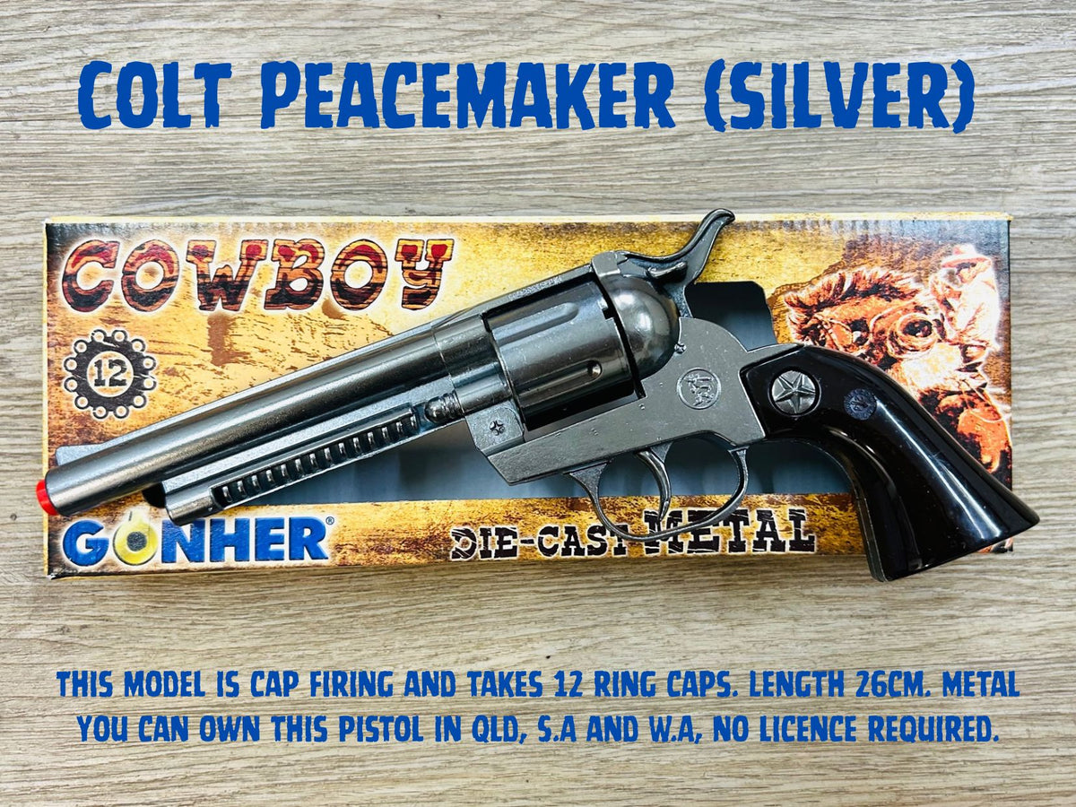 Colt Peacemaker (silver) Cap Gun