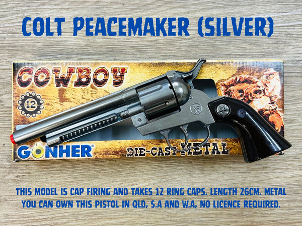 Colt Peacemaker (silver) Cap Gun