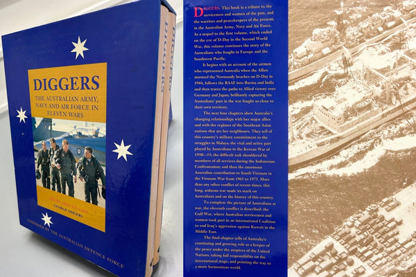 DIGGERS - The Australian Army, Navy and Airforce in Eleven Wars Book Set by George Odgers