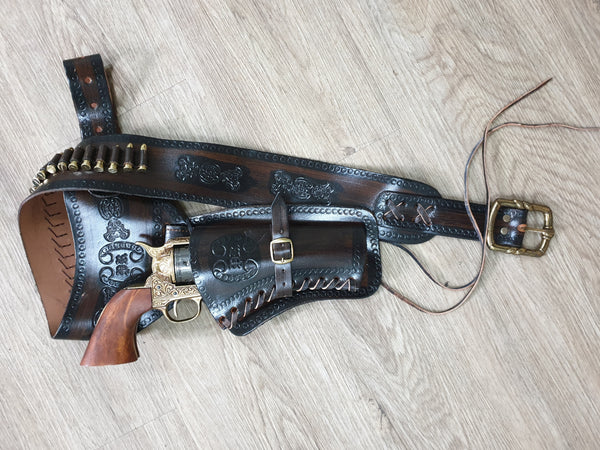 Embossed Leather Holster