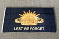 Australian Army Lest We Forget Flag