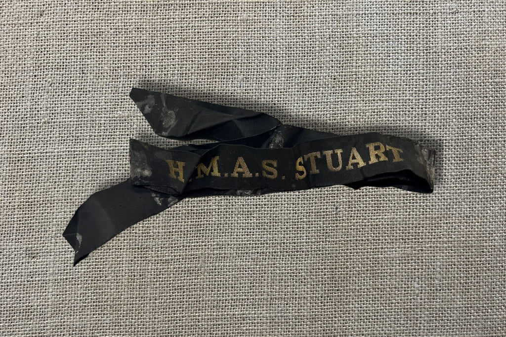 Vintage Royal Australian Navy Tally Cap Bands
