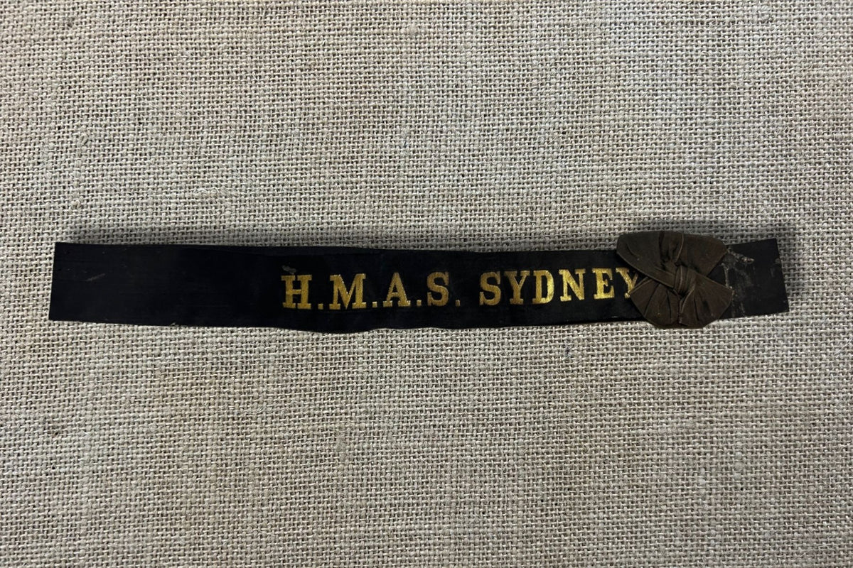 Vintage Royal Australian Navy Tally Cap Bands, photo 8