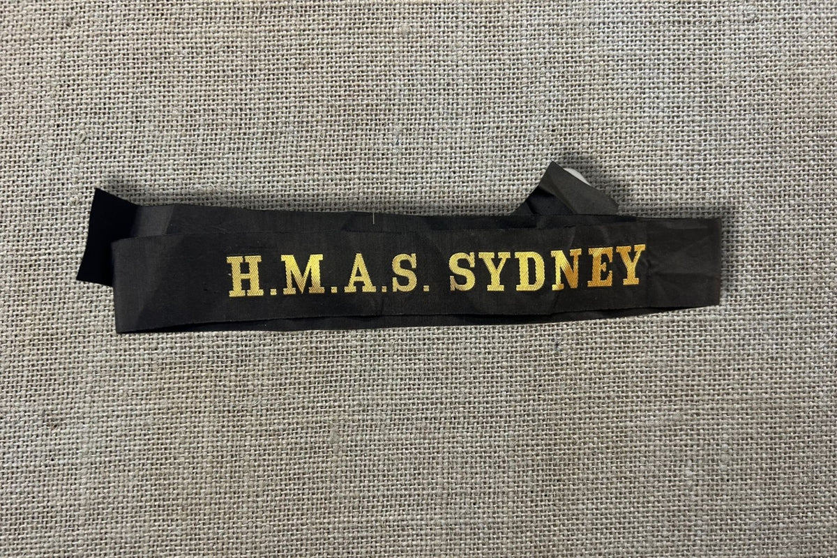 Vintage Royal Australian Navy Tally Cap Bands, photo 9