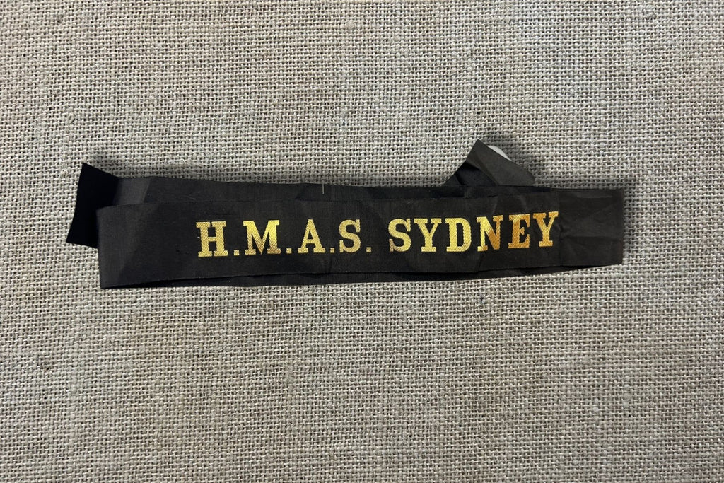 Vintage Royal Australian Navy Tally Cap Bands