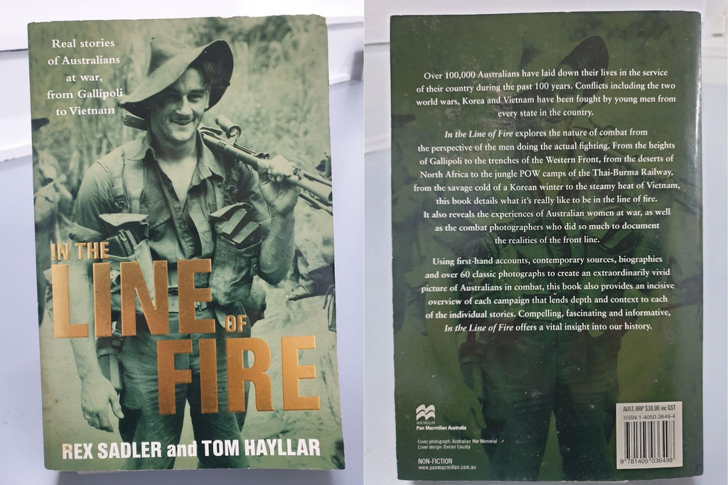 In the Line of Fire by Rex Sadler & Tom Hayllar
