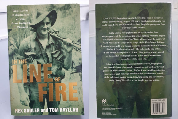 In the Line of Fire by Rex Sadler & Tom Hayllar