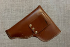 West German Walther PPK Leather Holster, back with the belt loop
