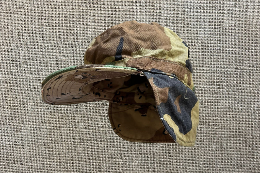 Reversible Woodland & Desert Camo Hat