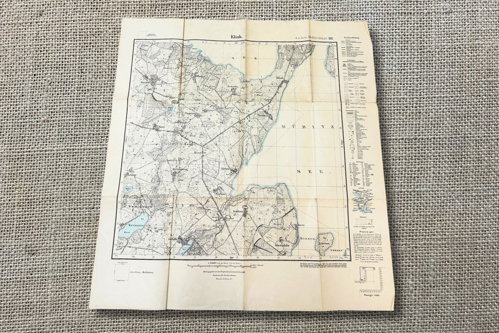 WWII Klink Region Topographic Map