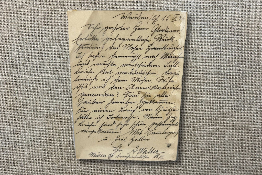 Olympic Postcard Stamped 1936