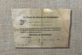 WWI German Honour Cross Certificate