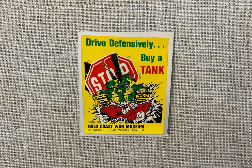 Vintage Tank Sticker - Collectors Armoury