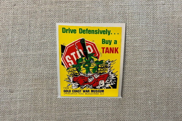 Vintage Tank Sticker