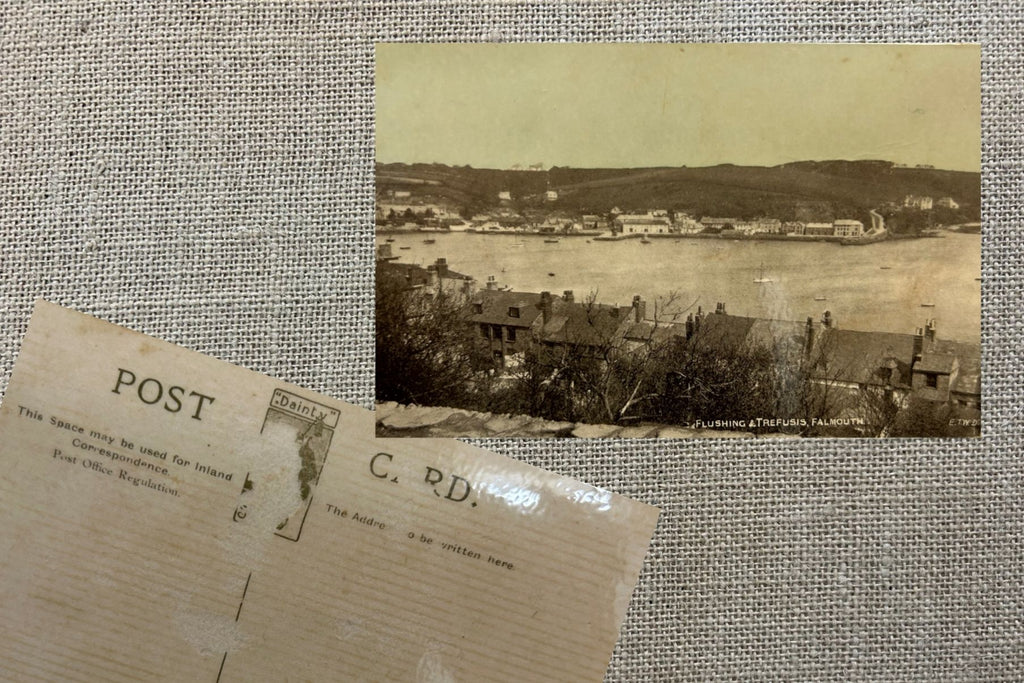 "Flushing & Trefusis, Falmouth" Vintage Postcard 1900's