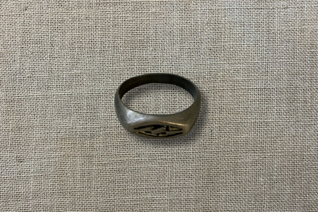 Vintage Pewter Surf Ring