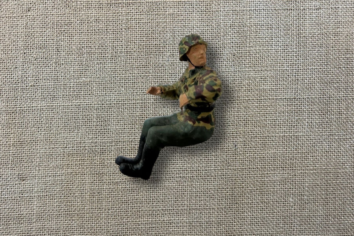 German Tank Rider Miniature Figurine
