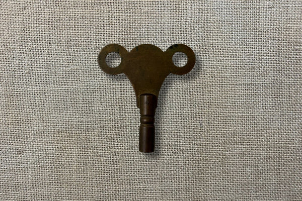 Vintage Brass Clock Key (made in England - Size 11)