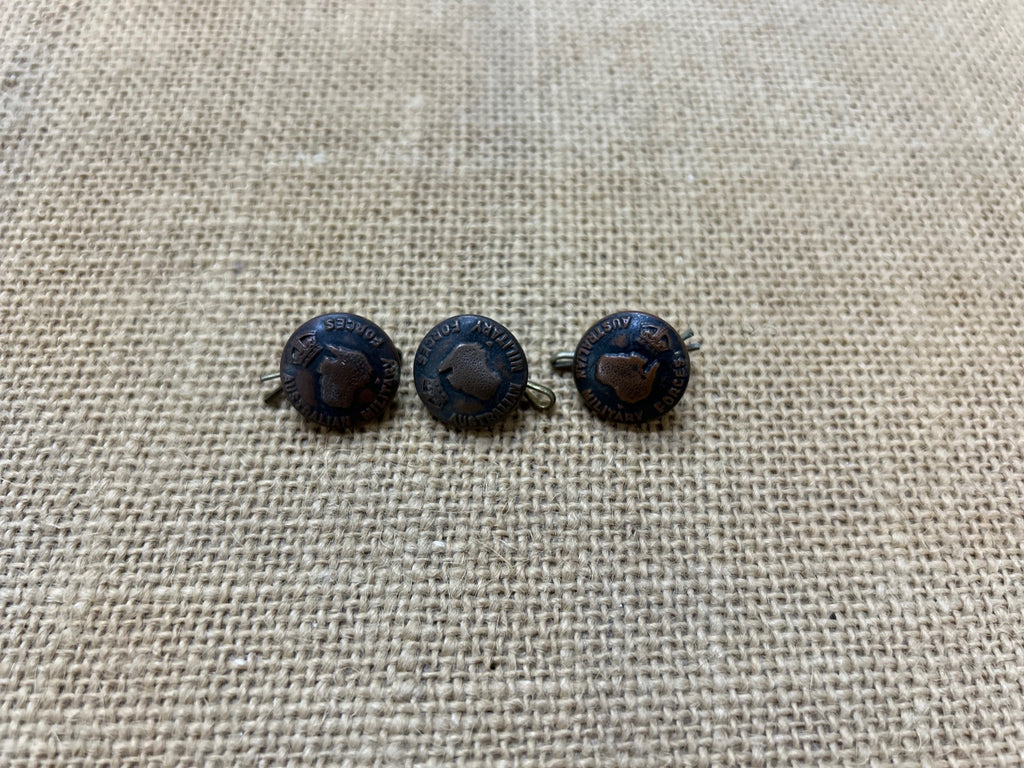 Australian Military Forces Buttons (set of 3)