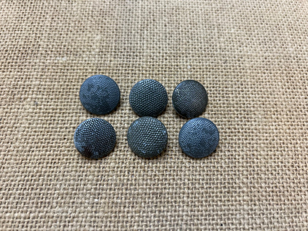 WW2 German Military Uniform "Pebble" Buttons (set of 6)