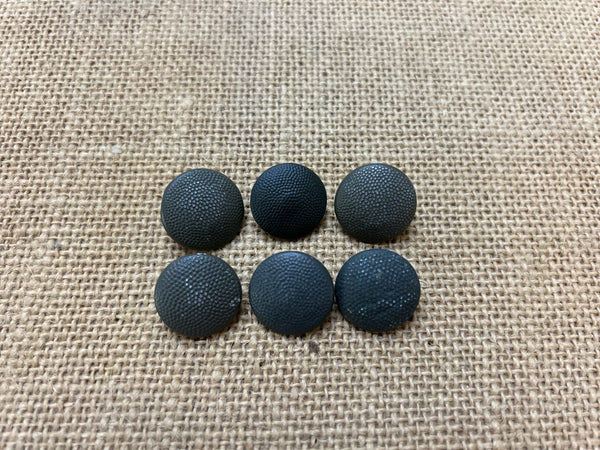 WW2 German Military Uniform "Pebble" Buttons (set of 6)