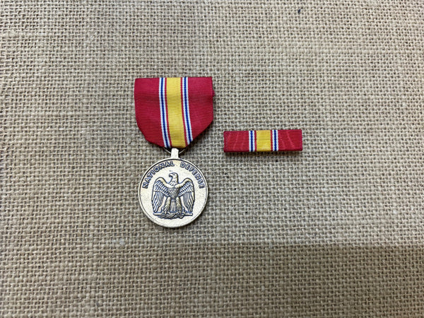 USA National Defence Medal with Bar