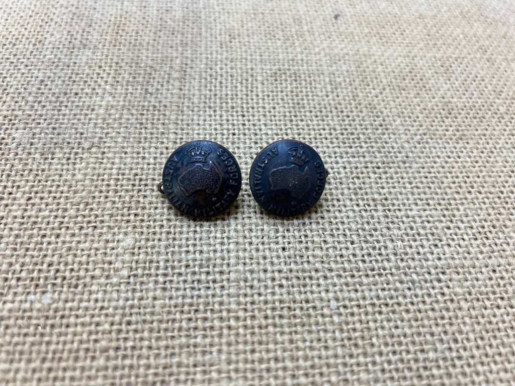 Australian Military Forces Buttons (set of 2)