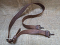 Military Leather Rifle Sling with Stud Screws