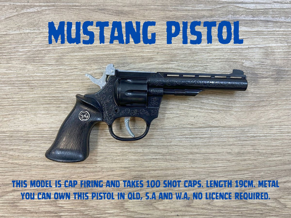 Mustang Pistol Cap Gun