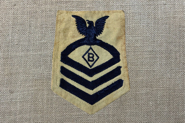 Rare WWII U.S. Navy Chief Petty Officer B- Bugler Patch