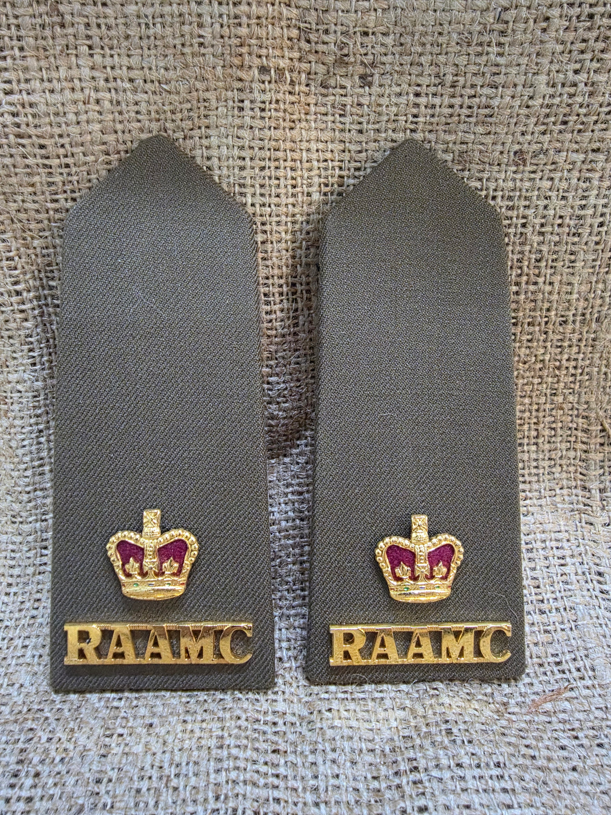 Royal Australian Army Medical Corps Major Shoulder Boards