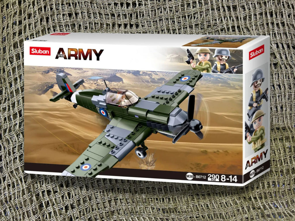 WW2 Spitfire Fighter Construction Set 290pcs