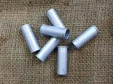 Silverado .44 Calibre Display Shells (Set of 6), six silver-finish shells