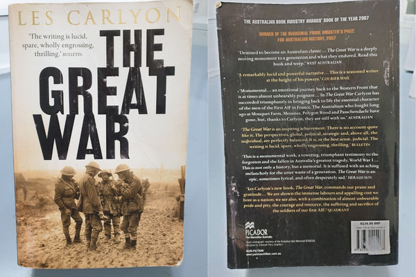 The Great War by Les Carlyon
