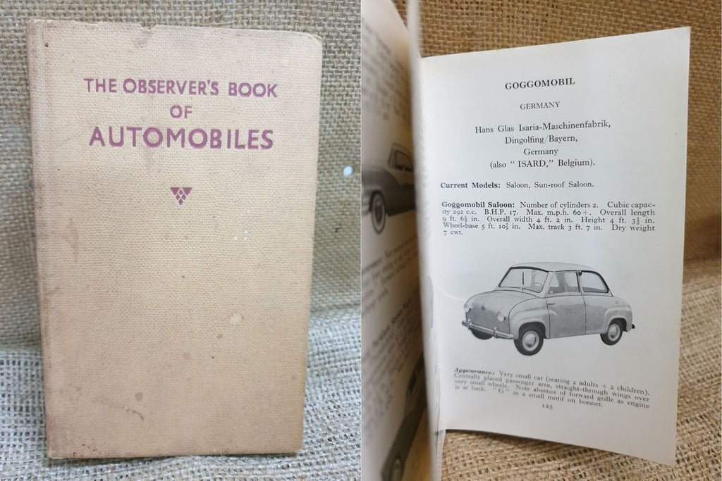 The Observer's Book of Automobiles by Richard T Parsons