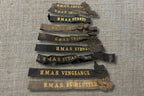 Vintage Royal Australian Navy Tally Cap Bands